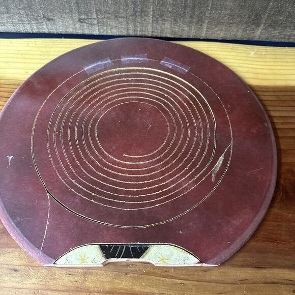 Collapsible Bowl Sun Moon Made In Honduras -flaw - Picture 10 of 10